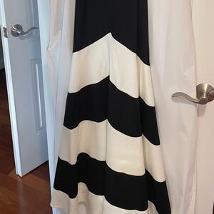 Vintage Jessica McClintock black and white stunner